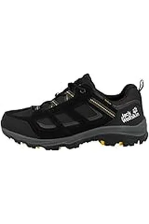 Jack Wolfskin Vojo 3 Texapore Low M, Zapatillas Hombre, Negro (Black Burly Yellow Xt), 48 EU