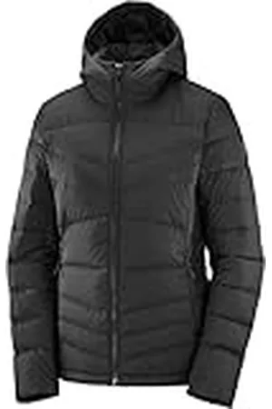 Salomon Transition Down Hoodie W Chaqueta, Mujer, Black, XL