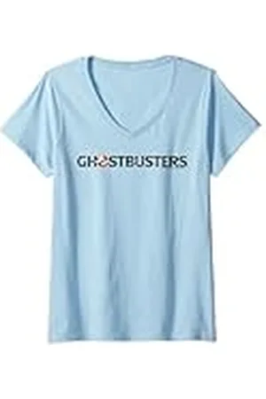 Ghostbusters Mujer Logotipo de los Cazafantasmas Camiseta Cuello V