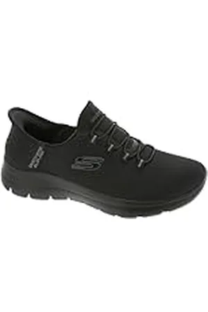 Skechers Summits Diamond Dream, Zapatillas Mujer, Black, 42 EU Ancho