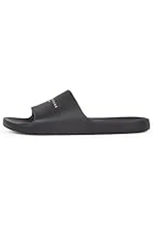 Tommy Hilfiger Chanclas Hombre Basic Sandal elegante, (Black), 43