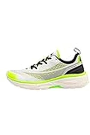 Fila EXOWAVE, Zapatillas para Correr Hombre, Gris, Violeta, Verde neón, Negro, 45 EU