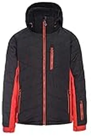 Trespass Abbotsbury - Chaqueta acolchada para hombre con capucha extraíble y faldón para nieve (1 unidad)