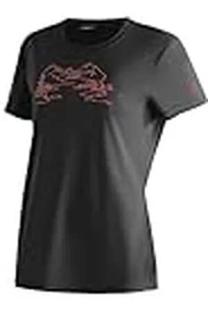 Maier Sports Wilma Print - Camiseta de Manga Corta para Mujer, diseño Estampado