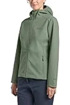 Jack Wolfskin Bornberg Hoody W Chaqueta Softshell, eucalipto, Medium Mujeres