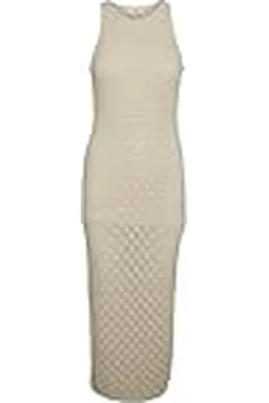 VERO MODA Vmevelyn SL Crochet 7/8 Dress VMA Noos Vestido de Verano, , XL Mujeres