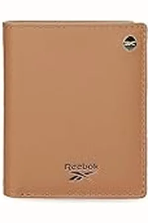 Reebok Switch Cartera Vertical con Monedero Marrón 8,5x10,5x1 cms Piel