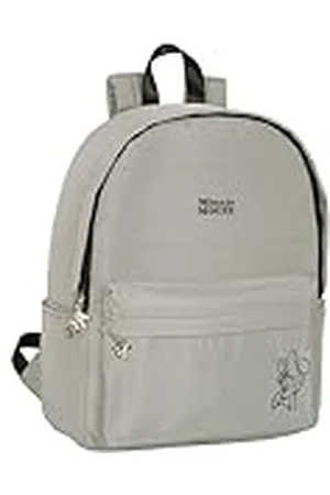 Safta MINNIE TEEN SAND - Mochila para Portátil 14.1", Ideal para Jóvenes de Diferentes Edades, Cómoda y Versátil, Calidad y Resistencia, 31x16x40 cm, Color