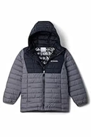 Columbia Powder Lite 2 - Chaqueta acolchada con capucha para niño (paquete de 1)