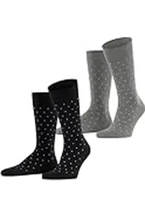 ESPRIT Fine Dot Multipack M So algodón estampados 2 pares, Calcetines Hombre, , 39-42