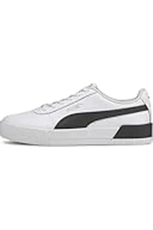 PUMA Carina L, Zapatillas Bajas Mujer, White Black Silver, 37.5 EU