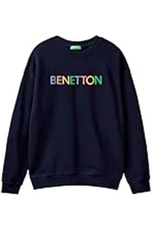 Benetton Jersey G/C M/L 3j68u100f Sudadera sin Capucha, , Hombre