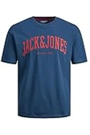 JACK & JONES JUNIOR Jjejosh camiseta SS Crew Neck Moda juvenil Polo, , 128 para Niños