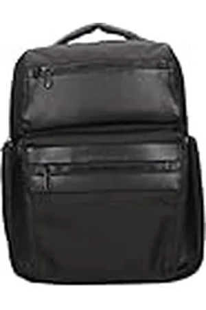 Piquadro Woody Mochila grande de piel y tela porta, , 15.6, Negocios