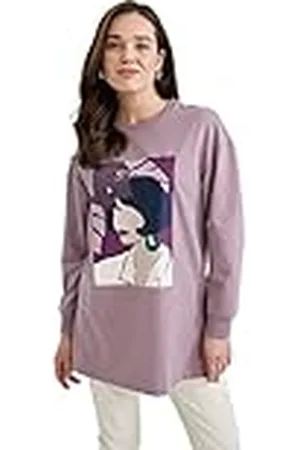 DeFacto Z1591AZ Camiseta túnica, , XXXL para Mujer