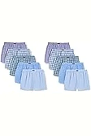 Lower East Le150 Calzoncillos bóxer, Multicolor , S (Pack de 10) para Hombre