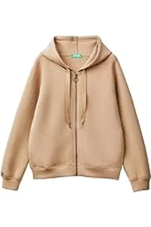 Benetton Chaqueta C/CAPP M/L 3pkld500n Sudadera con Capucha, , XL para Mujer