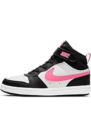 Nike Court Borough Mid 2 (PS), Sneaker, Black/Sunset Pulse-White, 29.5 EU