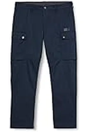 Jack Wolfskin Arctic Road Cargo, Pantalones Impermeables con Forro Térmico, Azul Nocturno, 102, Hombre