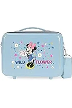 Disney Minnie Wild Flower Neceser Adaptable con Bandolera 29x21x15 cms Rígido ABS 9,14L