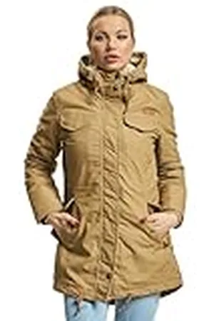 Brandit Women Marsh Lake Parka Chaqueta Mujer, Camel, XL