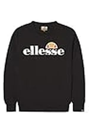 Ellesse Suprios Sweat Top Sudadera, Niños, Black, 12/13 Años