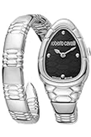 Roberto Cavalli Reloj Analógico para Mujeres de Cuarzo con Correa en Acero Inoxidable RV1L184M0021
