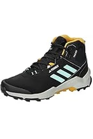 adidas Terrex AX4 Mid Beta C.RDY, Trekking Shoes Hombre, Negro/Semi Flash Aqua/preloved Amarillo, 43 1/3 EU