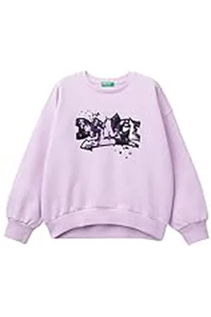 Benetton Jersey G/C M/L 3j68c10k0 Sudadera con Capucha, , 130 cm Niñas y niñas