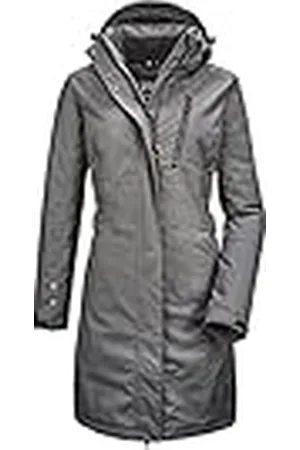 Killtec Parka funcional Alisi para mujer, parka de invierno con capucha con cremallera