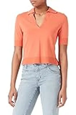 QS by s.Oliver Jersey con Cuello de Polo, Manga Corta, , 50 para Mujer