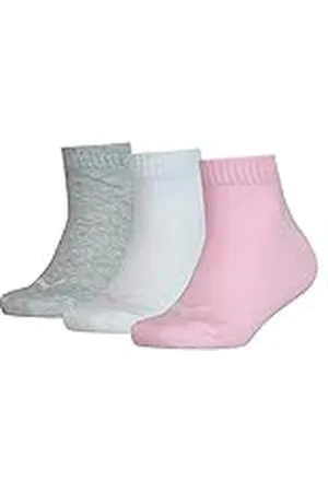 PUMA Quarter Calcetines, , 31-34 (Pack de 3) Unisex niños