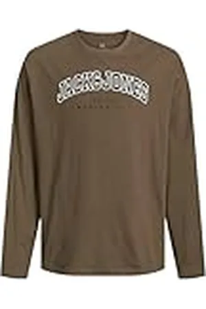 JACK & JONES Jjecaleb Varsity tee LS O-Neck Jnr Camiseta de Manga Larga, , 128 para Niños