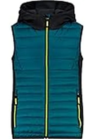 CMP Chaleco híbrido infantil ripstop con capucha fija, , 104