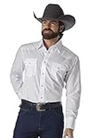 Wrangler 75214bkt Sport Western – Camisa de Manga Larga para Hombre, , L Alto