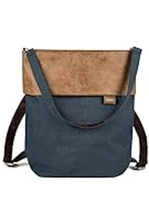Zwei Olli OR12 Daypack - Bolso de mano (7 litros, impermeable, piel sintética, buen interior con compartimento acolchado para portátil, cremallera, mochila y bandolera, 2 en 1), , 34 x 33 x 14 cm