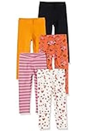 Amazon Leggings Niña, Pack de 5, , 3 años