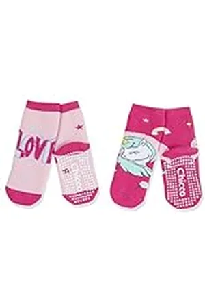 chicco Pack de calcetines antideslizantes, Calcetines Unisex Niños, , 5-6 años (pack de 2)