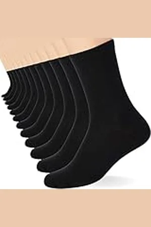 FM London Calcetines escolares (paquete de 12), Calf Socks para Unisex Niños, , 19-22