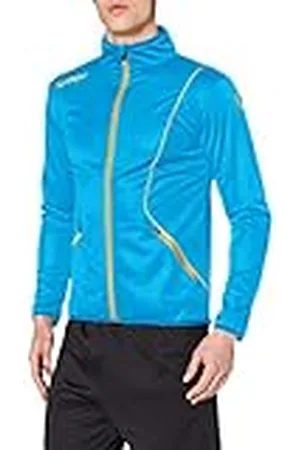 Kempa Curve Classic Cazadora Cazadora de entrenamiento, Hombre, Azul/Dorado, XXL