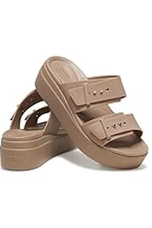 Crocs Brooklyn Buckle Low Wedge, Sandalias Mujer, , 33/34 EU