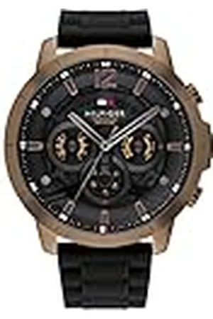 Tommy Hilfiger Reloj Analógico de Cuarzo multifunción para Hombre con Correa en Silicona - 1710491