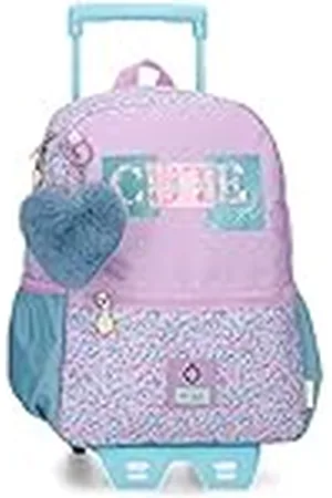 Disney Enso Cute girl Mochila Preescolar con Carro 25x32x12 cms Poliéster 9,6L