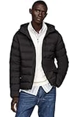 Tommy Hilfiger Cazadora Acolchada Hombre Mid Weight con Capucha, , S