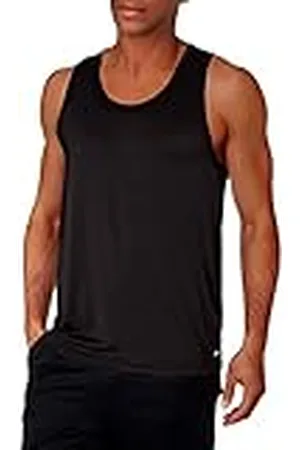 Amazon Camiseta Deportiva, Ligera y Elástica de Secado Rápido sin Mangas para Gimnasio Hombre, , S
