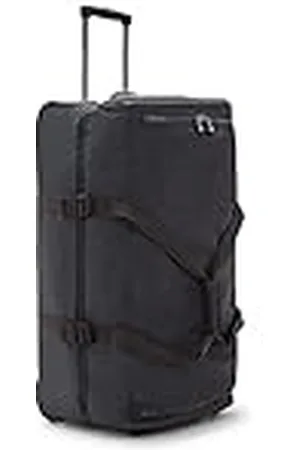 Kipling Teagan L Bolsa de Viaje Grande con Ruedas, Vertical, Black Noir (Negro)