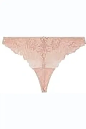 Women secret Tanga Encaje Microfibra Brief, , S para Mujer