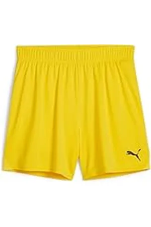 PUMA TeamGOAL Handball Shorts W, Pantalones Cortos de Punto Adultos Unisex, Faster Yellow- Black, 706019