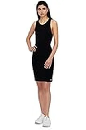 Armani Exchange Tejido elástico cómodo Interlock Midi Dress Vestido Informal de Negocios, , XL para Mujer