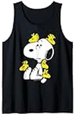 Peanuts Snoopy Woodstock Amigo Molesto Lol Retro 90s Camiseta sin Mangas